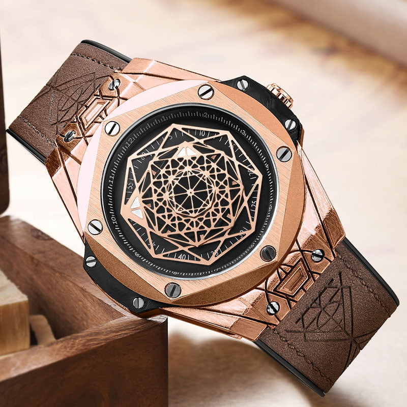 Reloj Diseño Paranormal Café