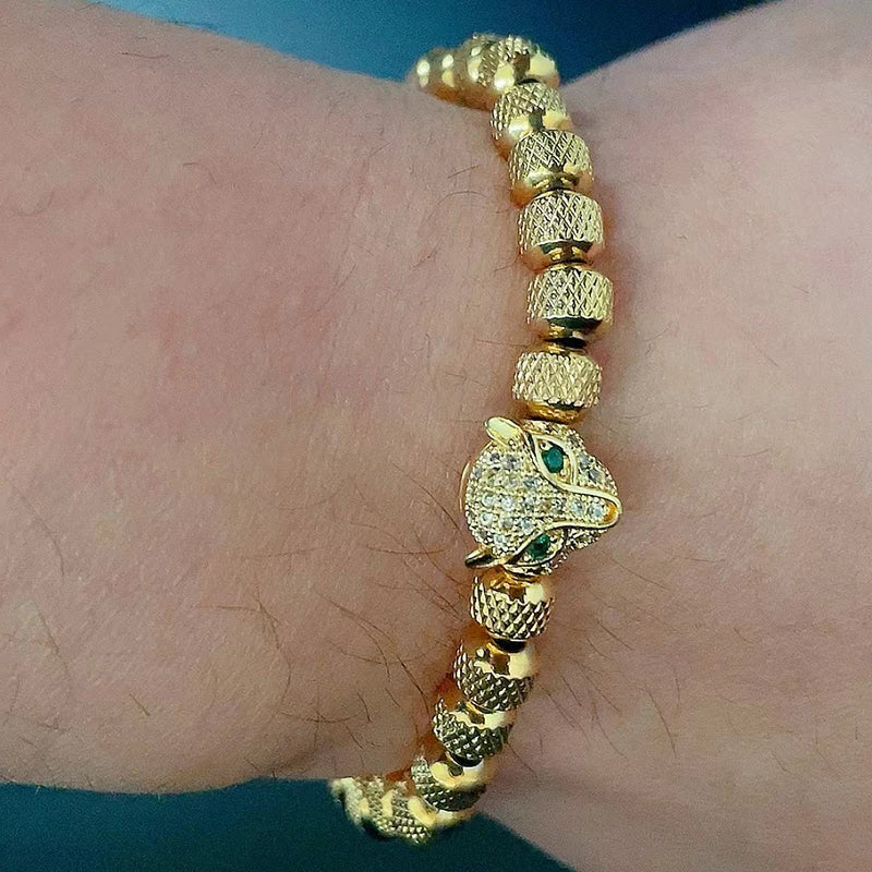 🐯🐅PULSERA TIGRE COLOR ORO🐅🐯